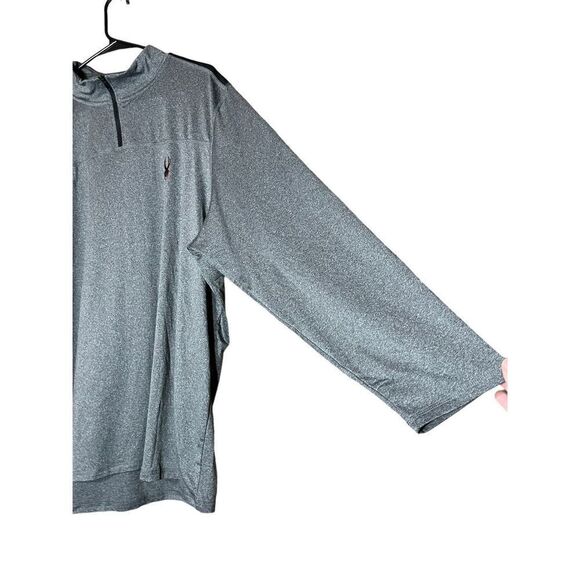 Spyder Active Men’s Performance ¼ Zip, Size XXL, Color Charcoal - Picture 5 of 10